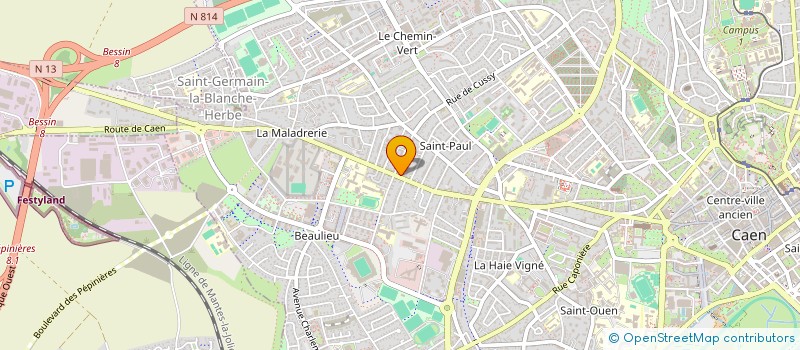 localisation de l'entreprise 2BIM à CAEN