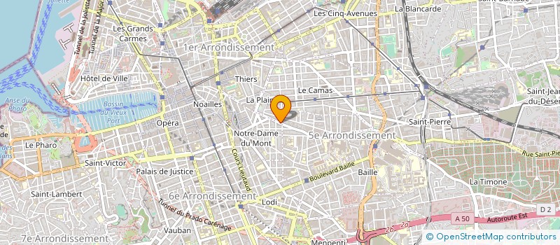 localisation de l'entreprise 2BIS FRIPE GALERIE à MARSEILLE