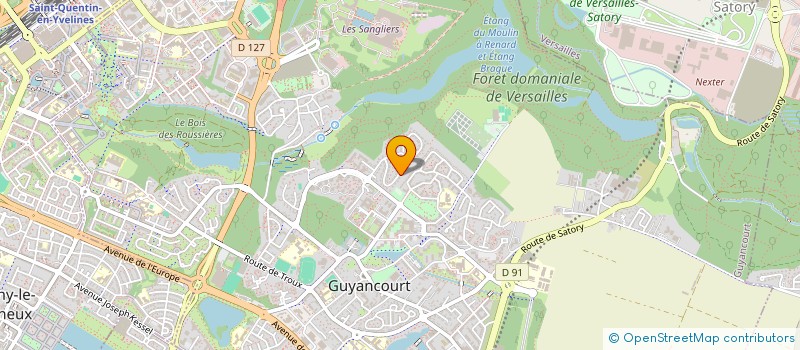 localisation de l'entreprise 2BIS GARIBALDI  GUYANCOURT