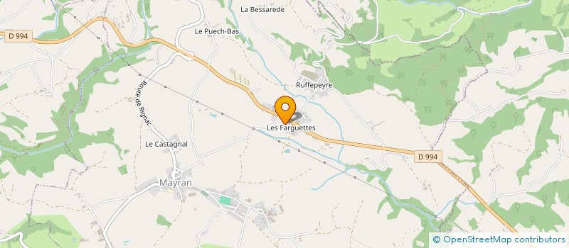 localisation de l'entreprise 2BJLS  MAYRAN