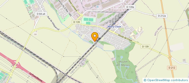 localisation de l'entreprise 2BK EVENTS  MITRY-MORY