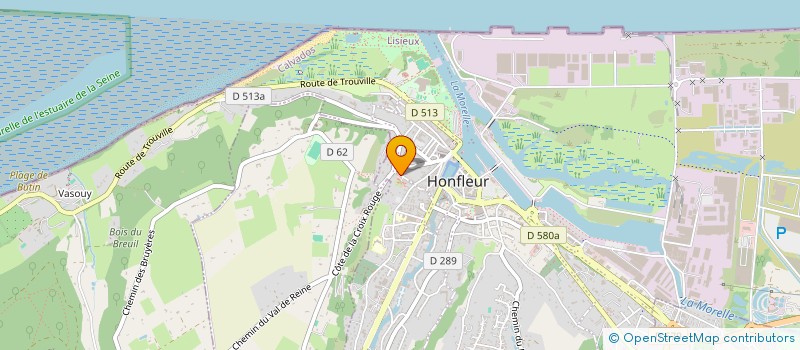 localisation de l'entreprise 2BLD à HONFLEUR