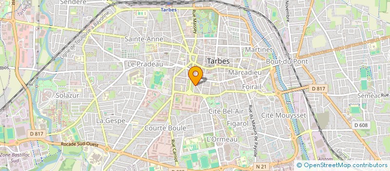 localisation de l'entreprise 2BLR  TARBES