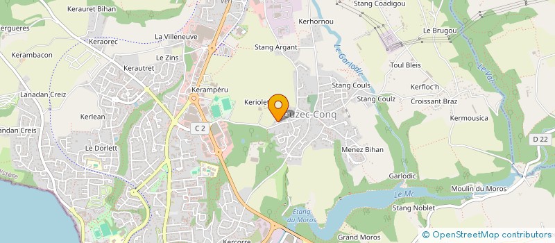 localisation de l'entreprise 2BM à CONCARNEAU