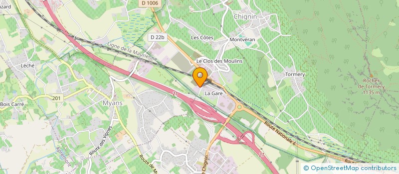 localisation de l'entreprise 2BM TRANSPORTS  CHIGNIN