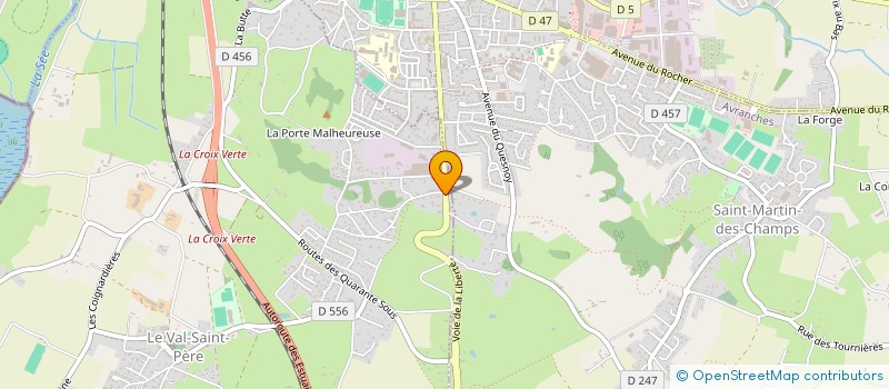 localisation de l'entreprise 2BONNESDENTS  LE VAL-SAINT-PERE