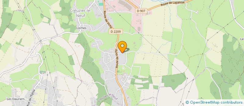 localisation de l'entreprise 2BOOST à CREUZIER-LE-NEUF