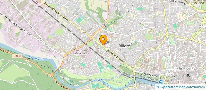 localisation de l'entreprise 2BS  BILLERE