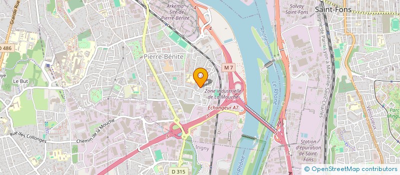 localisation de l'entreprise 2BS AUDIT  OULLINS-PIERRE-BENITE