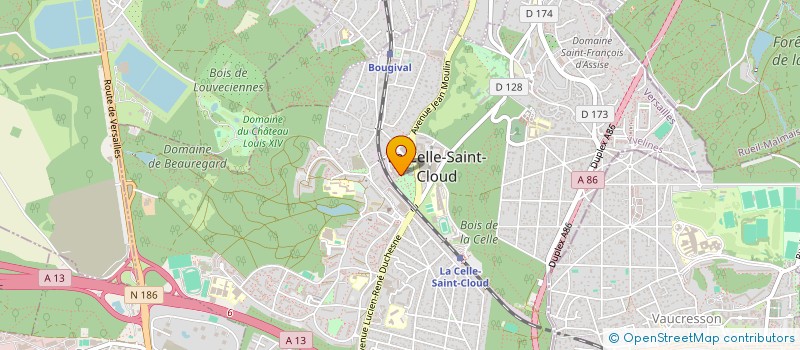 localisation de l'entreprise 2BS SERRURERIE  LA CELLE-SAINT-CLOUD