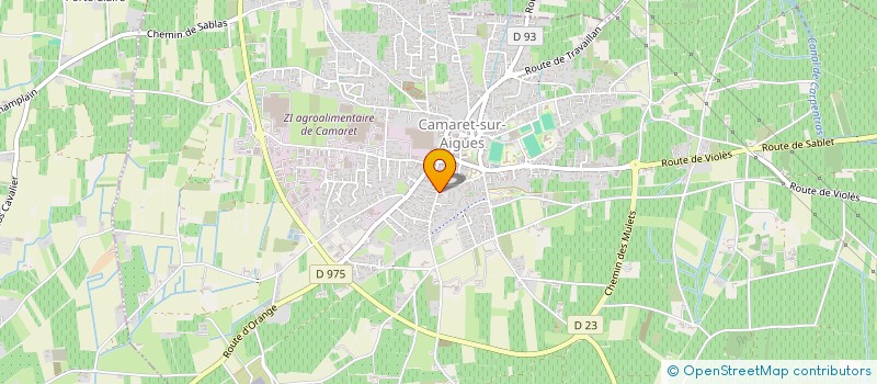 localisation de l'entreprise 2BSA  CAMARET-SUR-AIGUES