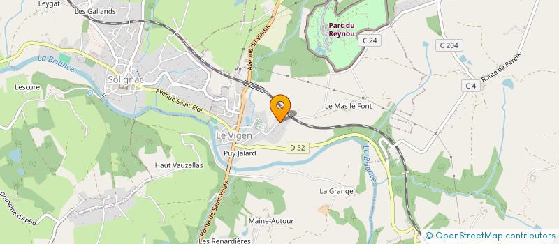 localisation de l'entreprise 2BSA  LE VIGEN