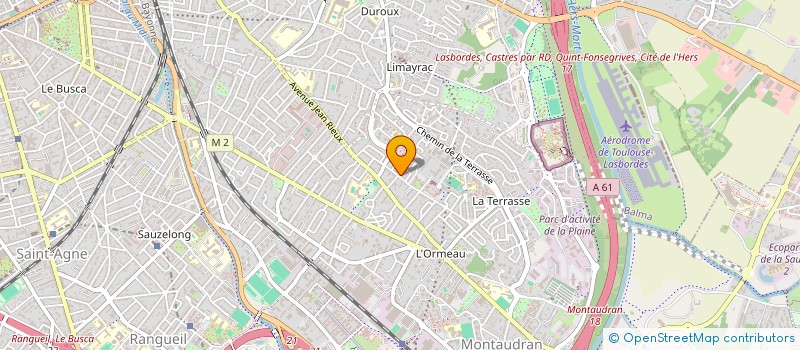 localisation de l'entreprise 2BSM à TOULOUSE