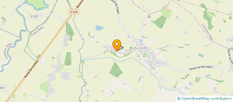 localisation de l'entreprise 2BTH  AURADE