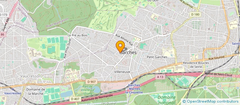 localisation de l'entreprise 2BTRONCHET à GARCHES