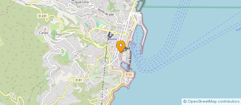 localisation de l'entreprise 2C 2G à BASTIA