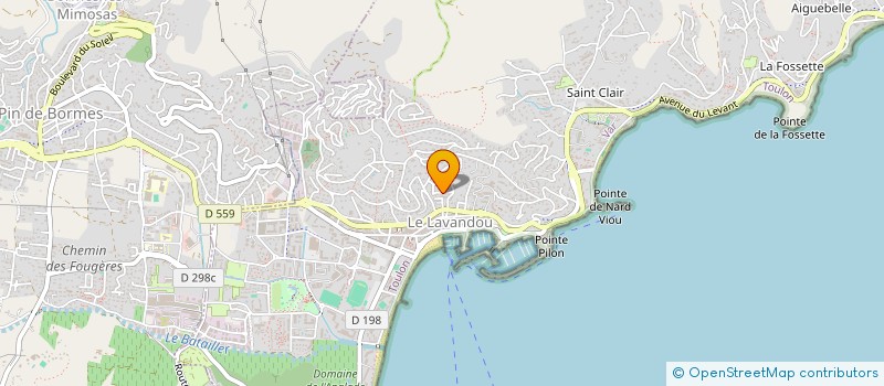 localisation de l'entreprise 2C à LE LAVANDOU