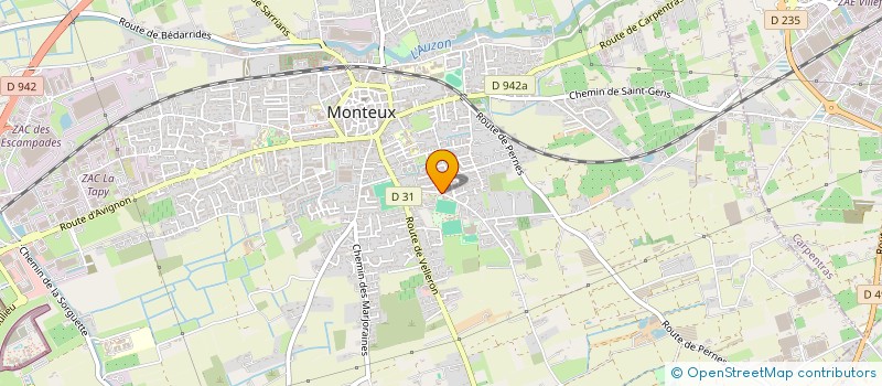 localisation de l'entreprise 2C  MONTEUX