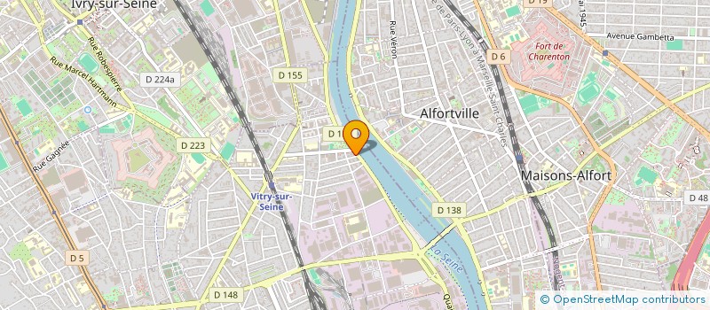 localisation de l'entreprise 2C  VITRY-SUR-SEINE