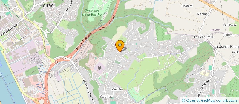 localisation de l'entreprise 2C  BOULIAC