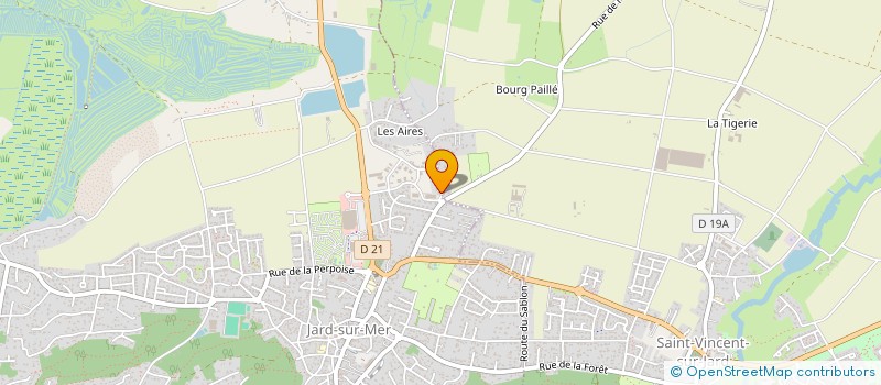 localisation de l'entreprise 2C à JARD-SUR-MER
