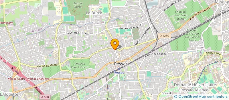 localisation de l'entreprise 2C  PESSAC