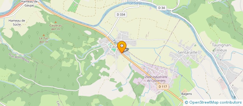 localisation de l'entreprise 2C à CAUMONT