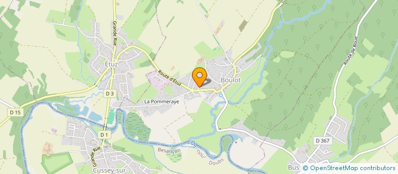 localisation de l'entreprise 2C  BOULOT