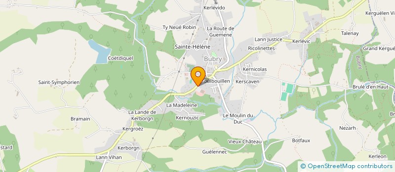 localisation de l'entreprise 2C ALLIANCE à PLUMELIAU-BIEUZY