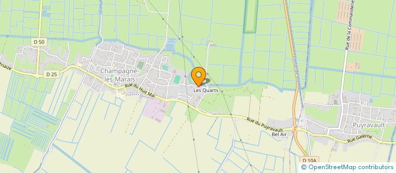 localisation de l'entreprise 2C AVENTURES  CHAMPAGNE-LES-MARAIS