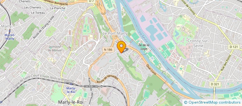 localisation de l'entreprise 2C - BENOIT COGNACQ ARCHITECTE  LE PORT-MARLY