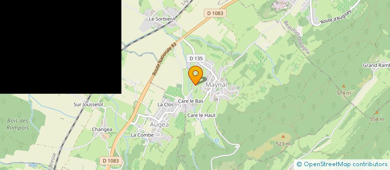 localisation de l'entreprise 2C BUCHOT  MAYNAL