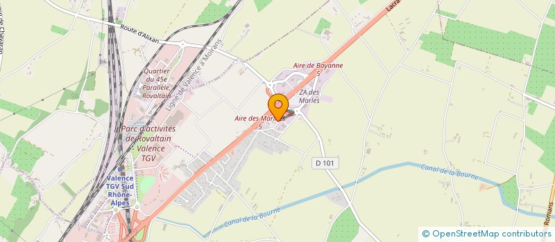 localisation de l'entreprise 2C CLIM REGUL  ALIXAN