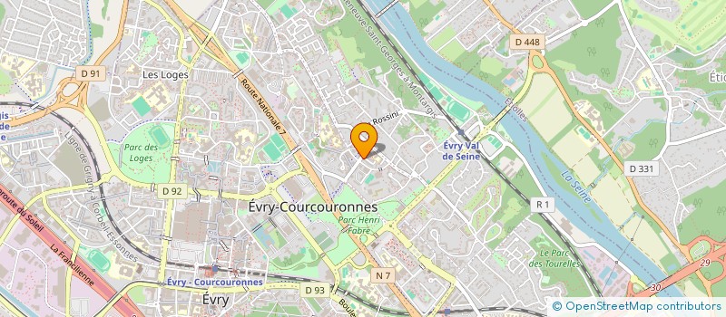 localisation de l'entreprise 2C CONDUITE  EVRY-COURCOURONNES