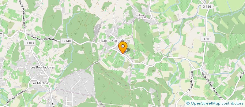 localisation de l'entreprise 2C CREATION FER  SAINT-PANTALEON