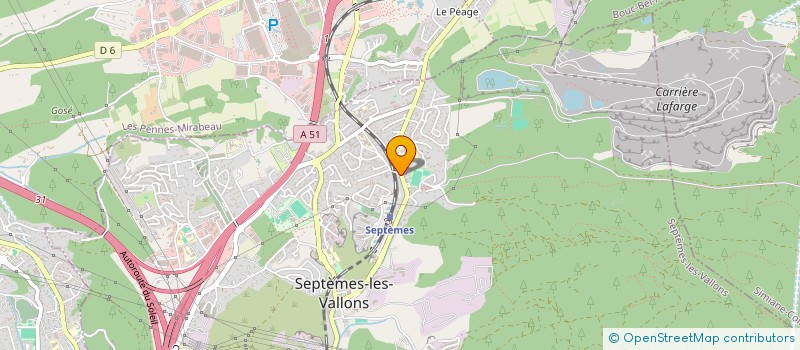 localisation de l'entreprise 2C DEVELOPPEMENT à SEPTEMES-LES-VALLONS