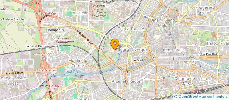 localisation de l'entreprise 2C DIFFUSION  RENNES