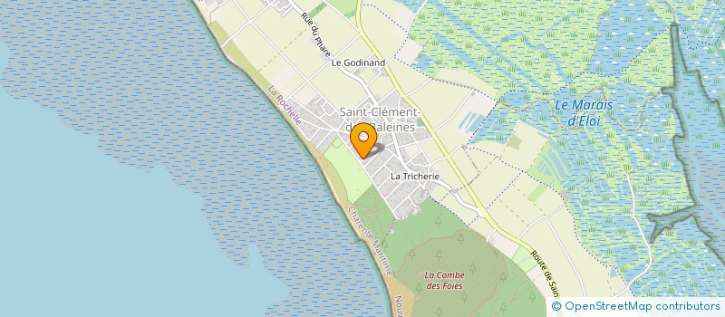 localisation de l'entreprise 2C DISTRIBUTION à SAINT-CLEMENT-DES-BALEINES