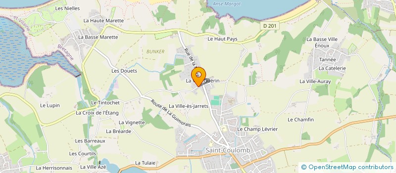 localisation de l'entreprise 2C EMERAUDE  SAINT-COULOMB