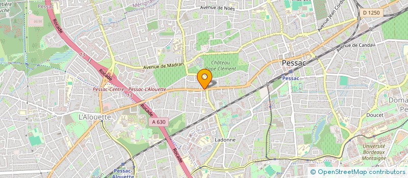 localisation de l'entreprise 2C EXPERTISES  PESSAC