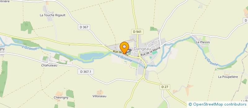 localisation de l'entreprise 2C EXPRESS à DANGEAU