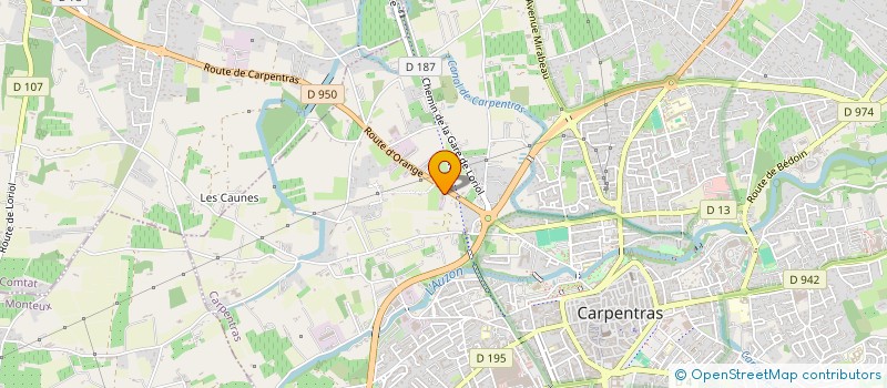 localisation de l'entreprise 2C FINANCES à CARPENTRAS