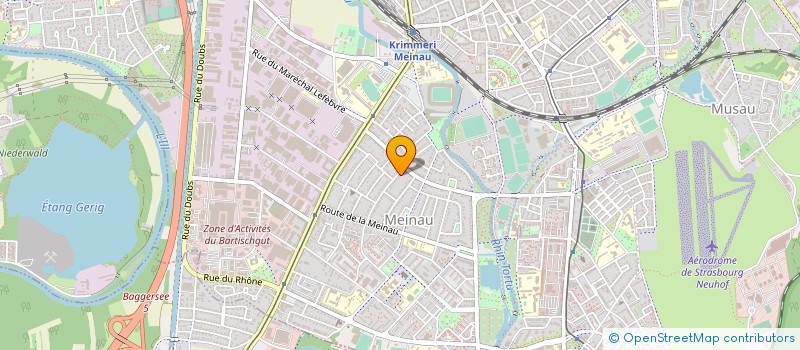 localisation de l'entreprise 2C FINANCES à STRASBOURG