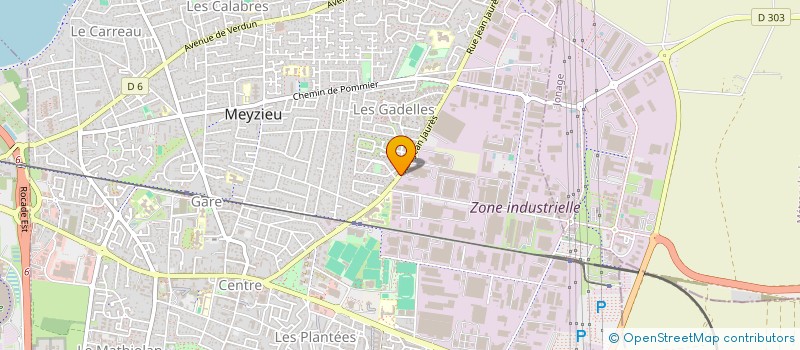 localisation de l'entreprise 2C FINANCES  MEYZIEU