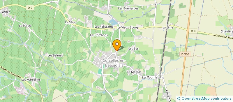 localisation de l'entreprise 2C INVEST  CORCELLES-EN-BEAUJOLAIS