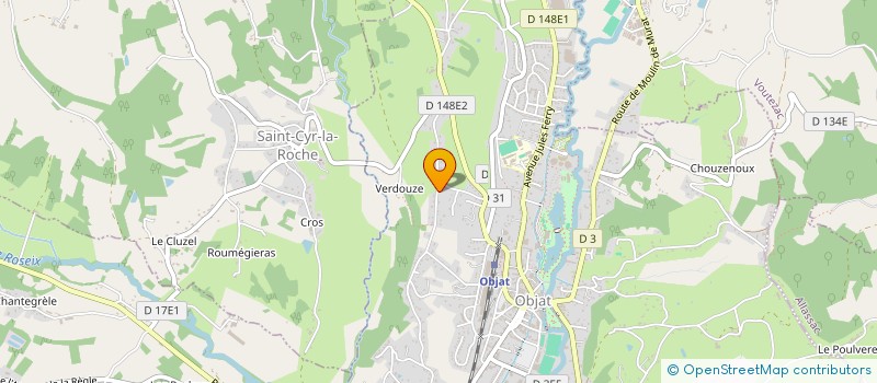 localisation de l'entreprise 2C INVESTISSEMENT  OBJAT