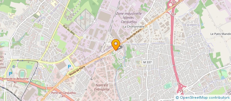 localisation de l'entreprise 2C MENUISERIE à NANTES