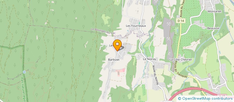 localisation de l'entreprise 2C MENUISERIE  LA MOTTE-SERVOLEX