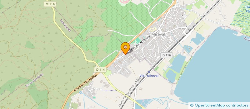 localisation de l'entreprise 2C MLP  VIC-LA-GARDIOLE