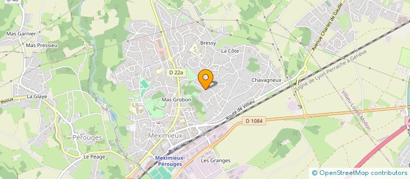 localisation de l'entreprise 2C PLOMBERIE & CHAUFFAGE à MEXIMIEUX